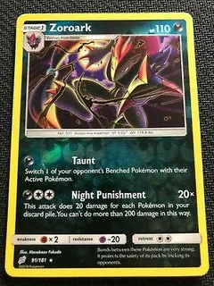 Zoroark Reverse Holo 91
