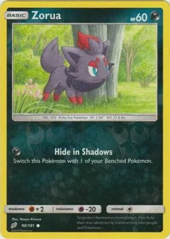Zorua Reverse Holo 90