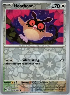 Hoothoot Reverse Holo 126