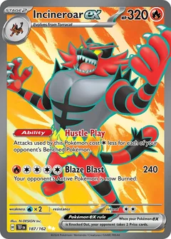 Incineroar Ex 187