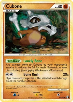 Cubone Reverse Holo 60