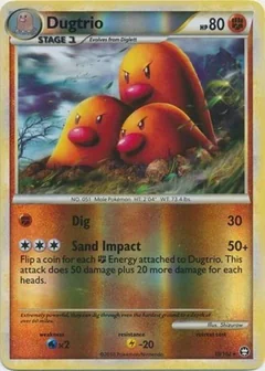 Dugtrio Reverse Holo 19