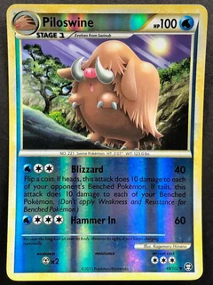 Piloswine Reverse Holo 48