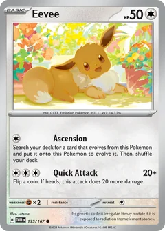 Eevee Reverse Holo 135