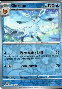 Glaceon Reverse Holo 54