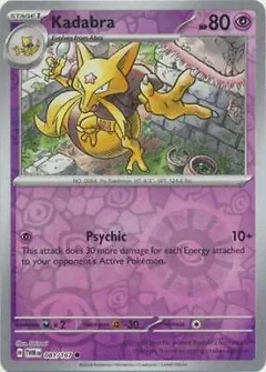 Kadabra Reverse Holo 81