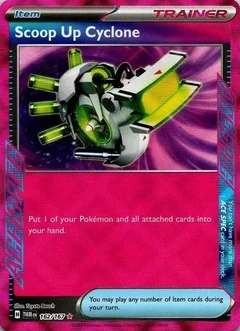 Scoop Up Cyclone Reverse Holo 162