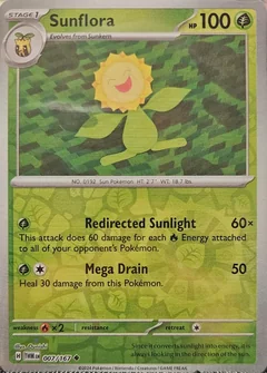 Sunflora Reverse Holo 7