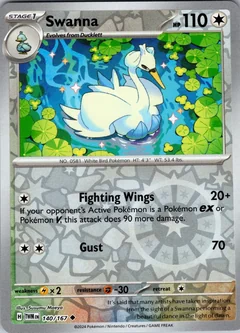 Swanna Reverse Holo 140