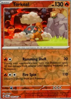 Torkoal Reverse Holo 30