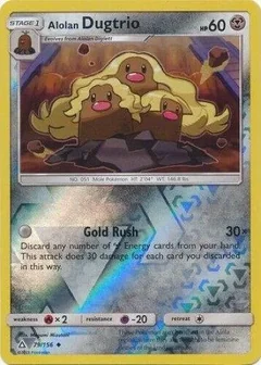 Alolan Dugtrio Reverse Holo 79