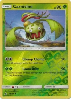 Carnivine Reverse Holo 12