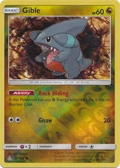 Gible Reverse Holo 97