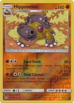 Hippowdon Reverse Holo 69