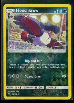 Honchkrow Reverse Holo 72