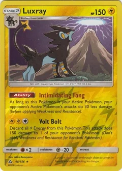 Luxray Reverse Holo 48