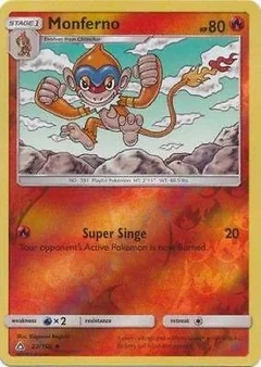 Monferno Reverse Holo 22