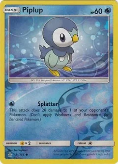 Piplup Reverse Holo 31