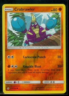 Crabrawler Reverse Holo 104