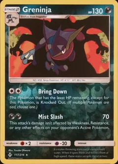 Greninja Reverse Holo 117
