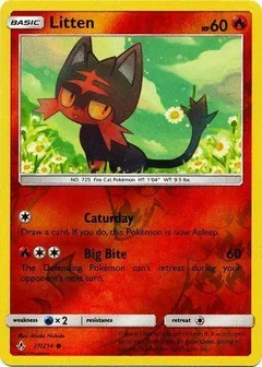 Litten Reverse Holo 27