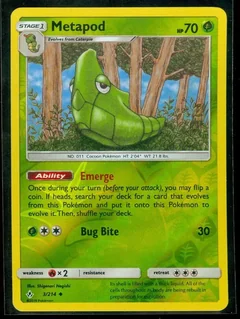 Metapod Reverse Holo 3