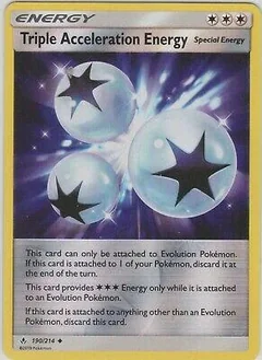 Triple Acceleration Energy Reverse Holo 190
