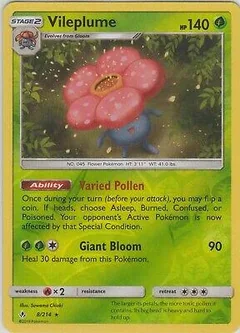 Vileplume Reverse Holo 8