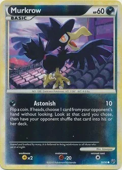 Murkrow Reverse Holo 58