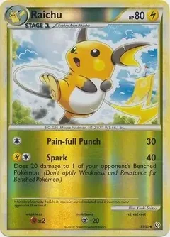 Raichu Reverse Holo 33