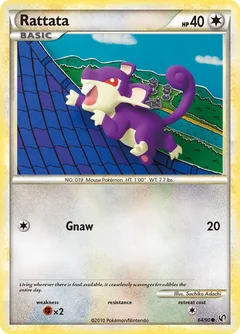 Rattata Reverse Holo 64