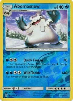 Abomasnow Reverse Holo 42