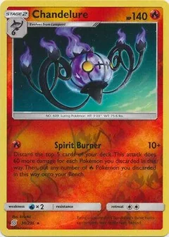Chandelure Reverse Holo 30