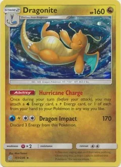 Dragonite Cosmos Holo 151