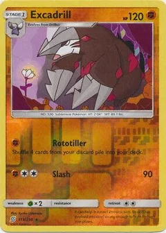 Excadrill Reverse Holo 119