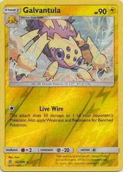 Galvantula Reverse Holo 62