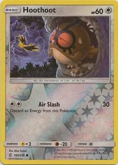 Hoothoot Reverse Holo 165