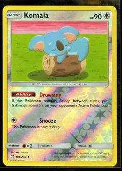 Komala Reverse Holo 185