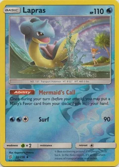 Lapras Reverse Holo 36