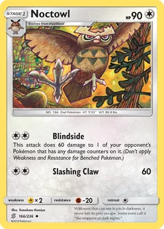 Noctowl Reverse Holo 166