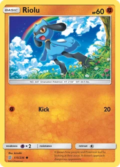 Riolu Reverse Holo 115
