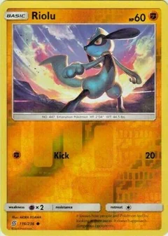 Riolu Reverse Holo 116
