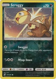 Scraggy Reverse Holo 137