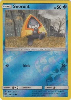 Snorunt Reverse Holo 37