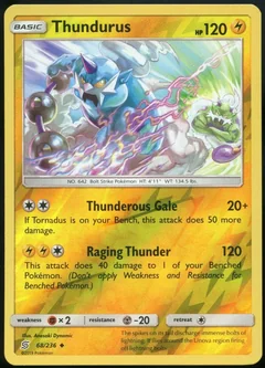 Thundurus Reverse Holo 68