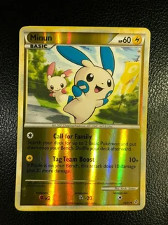 Minun Reverse Holo 34