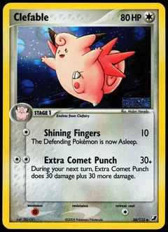 Clefable Reverse Holo 36