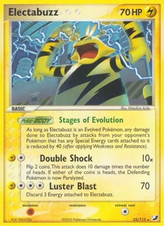 Electabuzz Reverse Holo 22