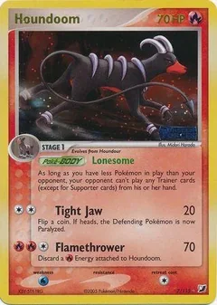 Houndoom Reverse Holo 7