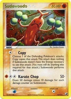 Sudowoodo Reverse Holo 15